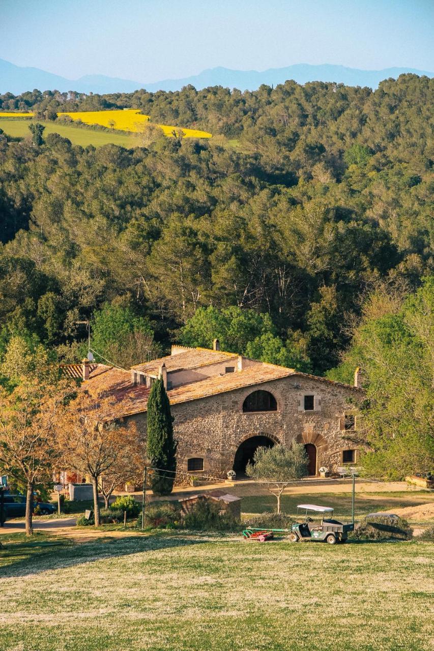 Mas Pages Hostel Sant Esteve De Guialbes Kültér fotó